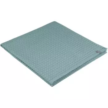 Полотенце вафельное Piquee, большое, голубое