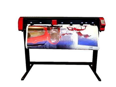 Режущий плоттер_V48 со стендом и корзиной