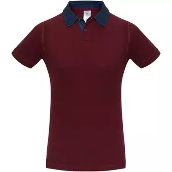 Рубашка поло мужская DNM Forward бордовая, размер L