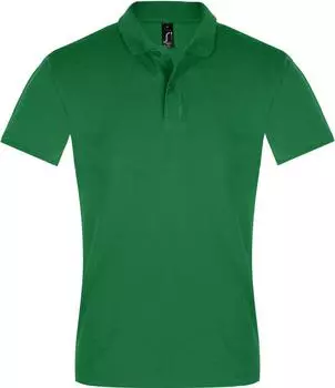Рубашка поло мужская PERFECT MEN 180 ярко-зеленая, размер M