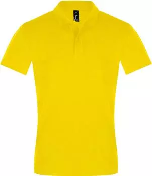 Рубашка поло мужская PERFECT MEN 180 желтая, размер XXL