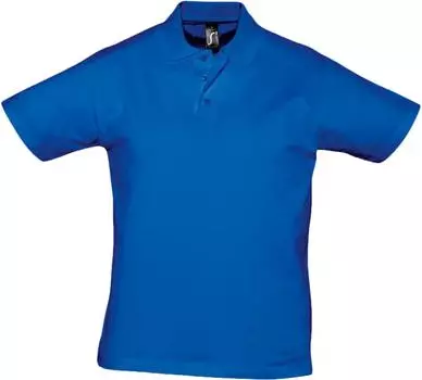 Рубашка поло мужская Prescott men 170 ярко-синяя, размер XL