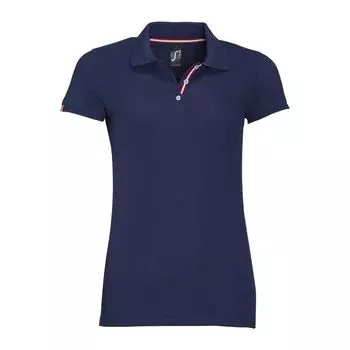 Рубашка поло PATRIOT WOMEN темно-синяя, размер L