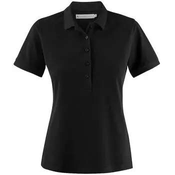 Рубашка поло женская Neptune черная, размер S