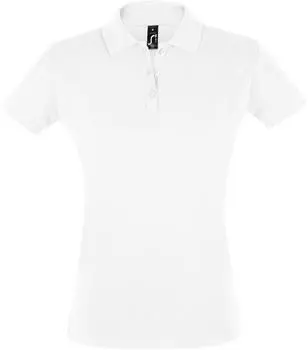Рубашка поло женская PERFECT WOMEN 180 белая, размер XL