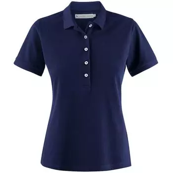 Рубашка поло женская Sunset темно-синяя, размер M