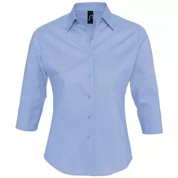 Рубашка женская с рукавом 3/4 EFFECT 140 голубая, размер L
