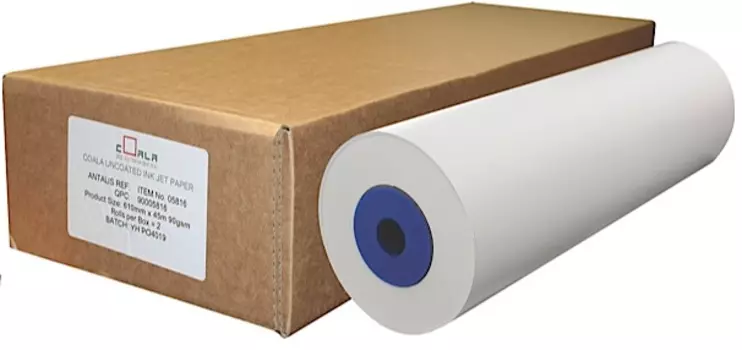 Рулонная бумага для плоттера с покрытием_Inkjet Matt Coated 140 г/м2, 0.610x30 м, 50.8 мм (450L91415)