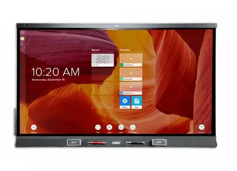 SBID-6275S-P (на основе интерактивной панели SBID-6075S серии Pro с технологией iQ и ключом активации Meeting Pro) в составе с креплением