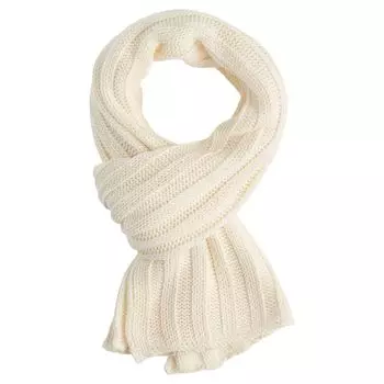 Шарф Chain, молочно-белый