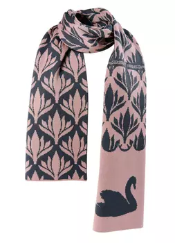 Шарф Odette, розовый/серый