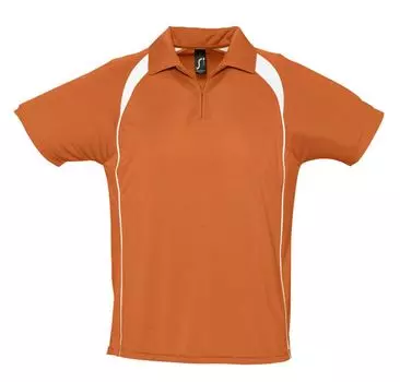 Спортивная рубашка поло Palladium 140 оранжевая с белым, размер M