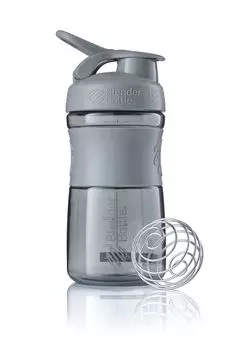 Спортивный шейкер SportMixer, серый графит