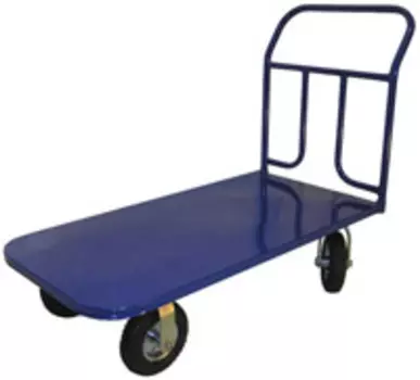 Тележка платформенная 4-х колесная ручная_КП-350-125-К (до 300 кг)