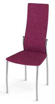 Стул для посетителя Гелеос Персона, Фиолетовый (фуксия) / хром, ткань (2 шт/уп)