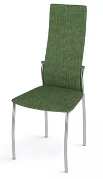 Стул для посетителя Гелеос Персона, зеленый / хром, ткань (2 шт/уп)