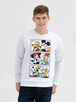 Свитшот Mickey &amp; Friends, белый, размер M