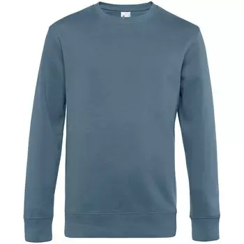 Свитшот унисекс King, серо-синий, размер M