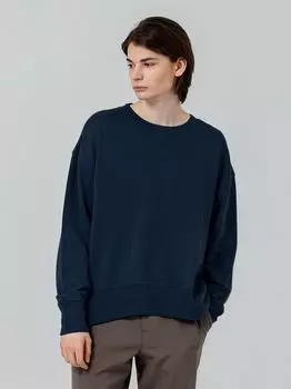 Свитшот унисекс Kosmos 1.0, темно-синий, размер S