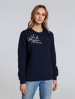 Свитшот «Звездная пыль», темно-синий, размер L