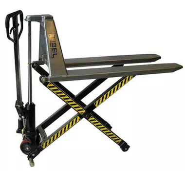 Тележки гидравлические с ножничным подъемом вил_TX10