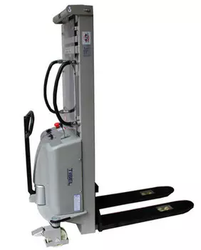 Ручной гидравлический штабелер с электроподъемом_SES 1535