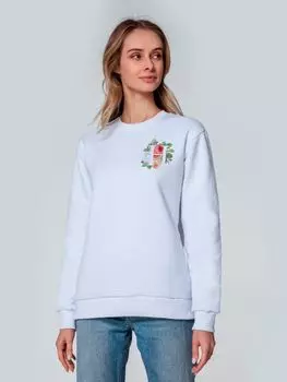 Толстовка «Цветочная азбука: Н», белая, размер XXL