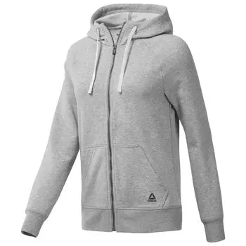 Толстовка ELEMENTS FRENCH TERRY FULL ZIP, серая, размер XL