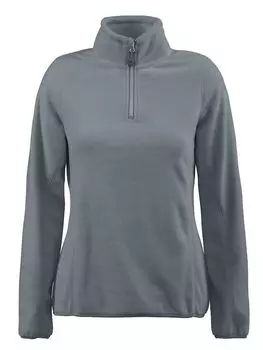 Толстовка флисовая женская Frontflip серая, размер 3XL