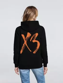 Толстовка «ХЗ», черная, размер S