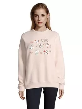 Толстовка «Котэ», розовая, размер L