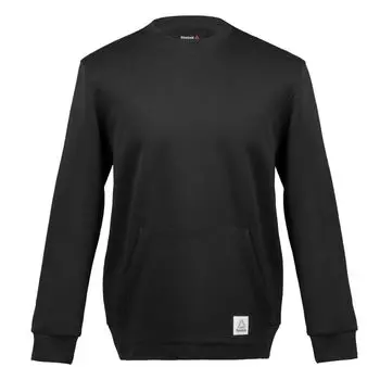 Толстовка мужская Crew Neck, черная, размер M