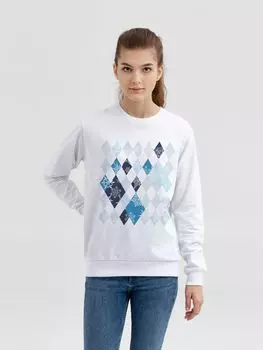 Толстовка «Ромбо. Первый снег», белая, размер M