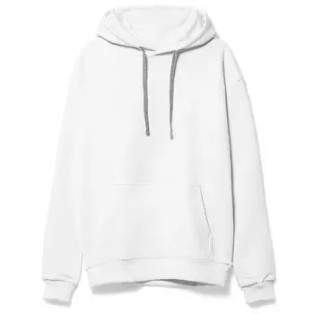 Толстовка с капюшоном Kirenga Heavy, белая (белоснежная), размер M