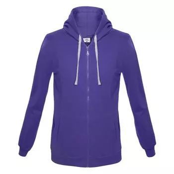 Толстовка с капюшоном на молнии Unit Siverga фиолетовая, размер M