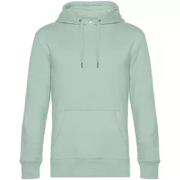 Толстовка с капюшоном унисекс King, серо-зеленая, размер 3XL