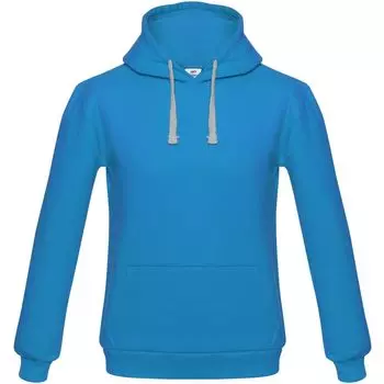 Толстовка с капюшоном Unit Kirenga Heavy бирюзовая, размер XL