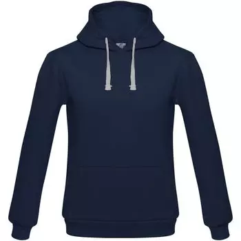 Толстовка с капюшоном Unit Kirenga Heavy темно-синяя, размер XL