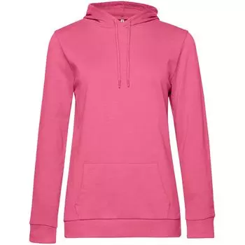 Толстовка с капюшоном женская Hoodie, розовая, размер M