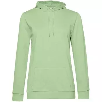 Толстовка с капюшоном женская Hoodie, светло-зеленая, размер S