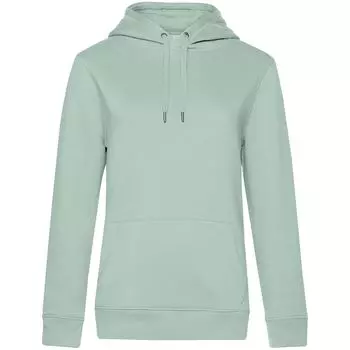 Толстовка с капюшоном женская Queen, серо-зеленая, размер M