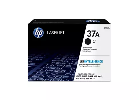 Тонер-картридж LaserJet 37A черный (CF237A)