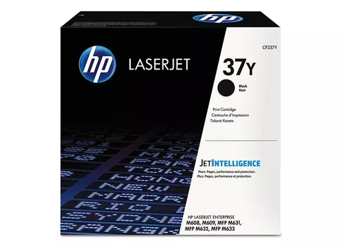 Тонер-картридж LaserJet 37Y черный (CF237Y)