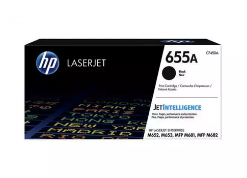 Тонер-картридж LaserJet 655A черный (CF450A)