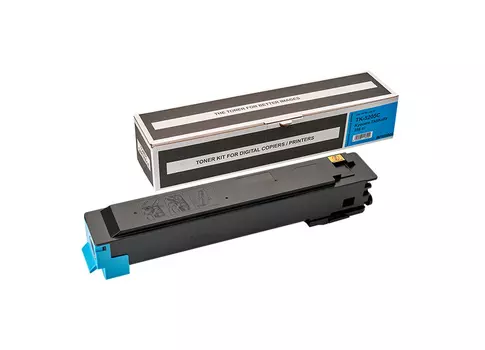 Тонер-картридж TK-5205C с чипом для Kyocera