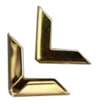 Уголок 14 мм M. L., 3.2 мм (золото)