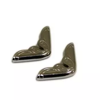 Уголок 15 мм Patterned, 2.5 мм (серебро)