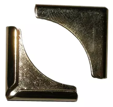 Уголок 15 мм Square Quarter Moon, 2.5 мм (золото)