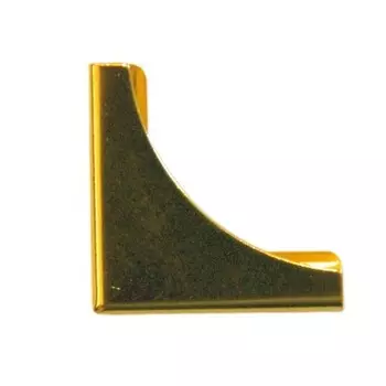 Уголок 19 мм 3/4" Square corner Q MOON, 4.5 мм (золото)