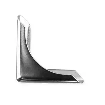 Уголок 22 мм HPML QUARTER MOON, 4 мм (серебро)